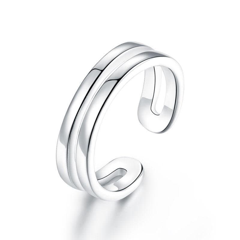 Kids Adjustable Silver Band