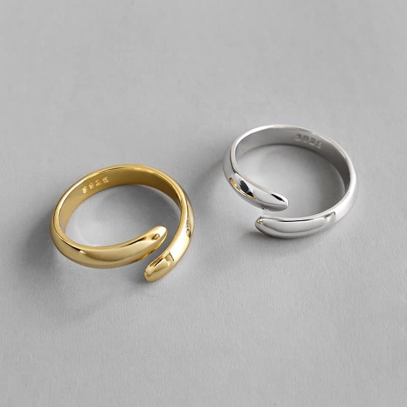 Miss 925 Sterling Silver Adjustable Ring
