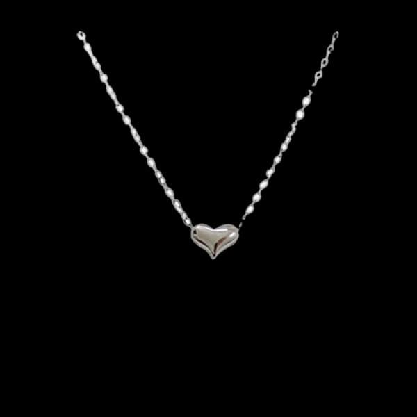 Mini Heart 925 Sterling Silver Necklace