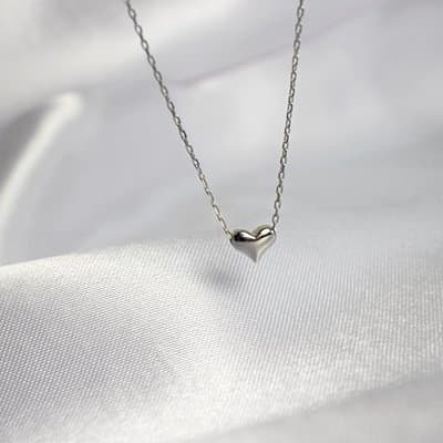 Mini Heart 925 Sterling Silver Necklace