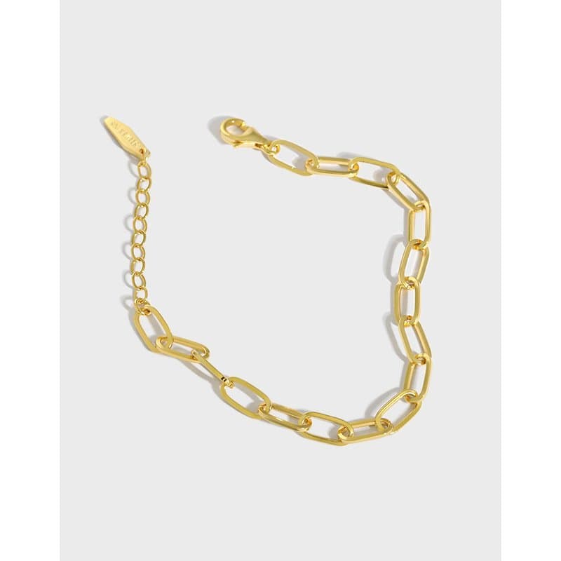 Hollow Chain Fashion 925 Sterling Silver Bracelet