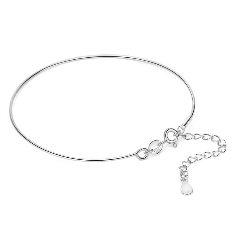Screw Spiral 925 Sterling Silver Bracelet