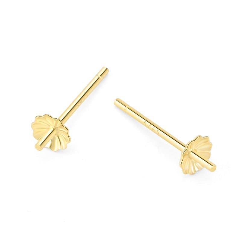 Flower 925 Sterling Silver Earring Settings