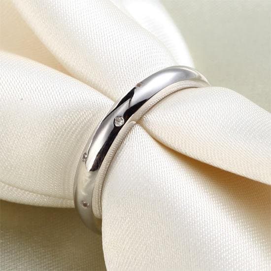 Sterling 925 Silver Wedding Band Ring