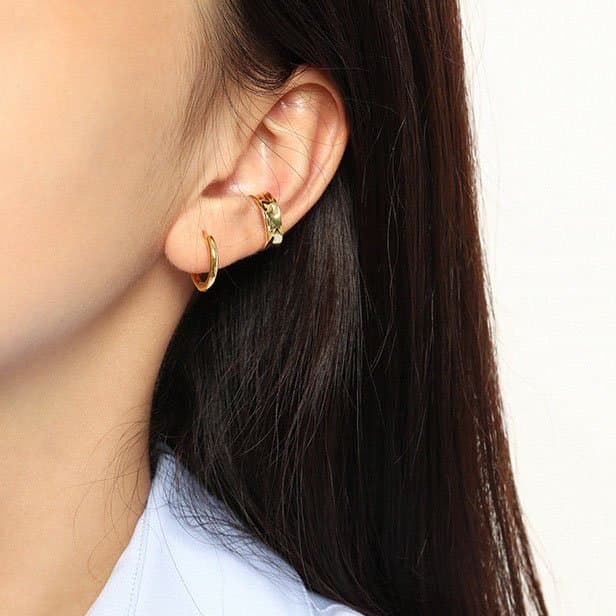 Mini Circle 925 Sterling Silver Huggie Hoop Earrings