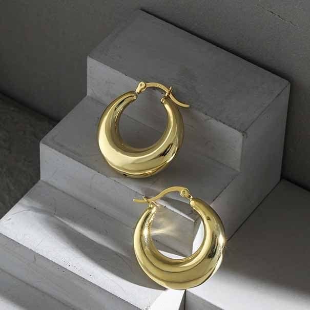Mini Circles Geometric 925 Sterling Silver Hoop Earrings