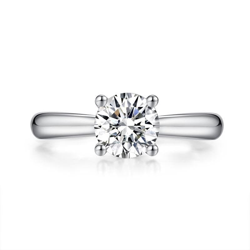 1 Carat Moissanite Diamond Wedding Engagement Ring