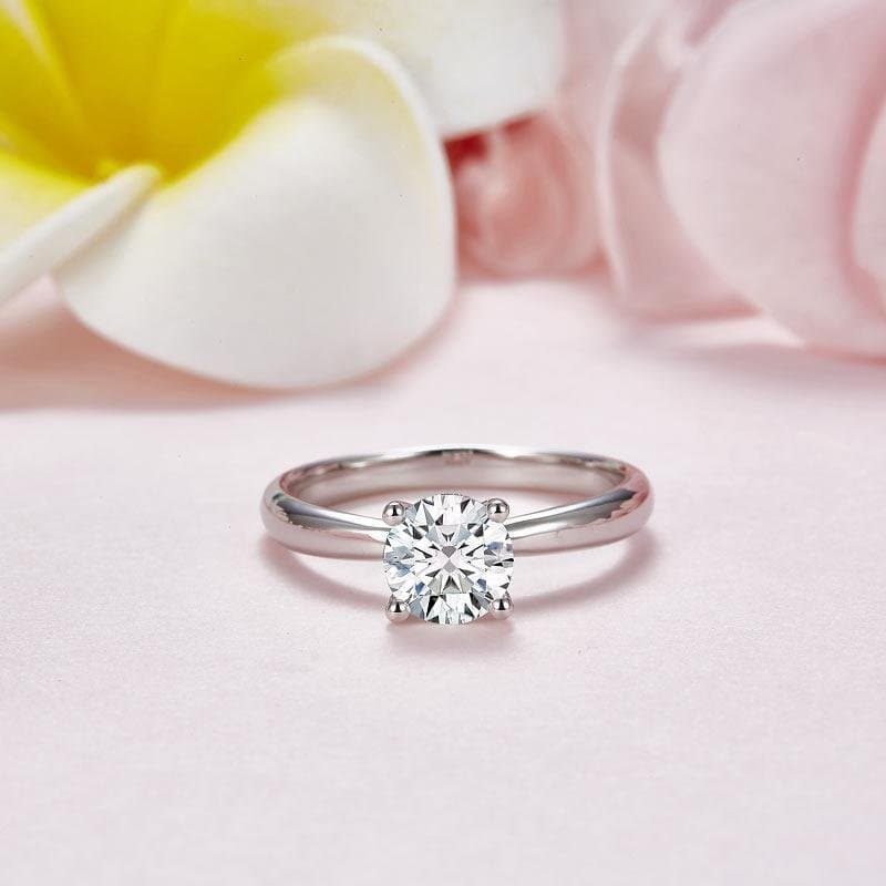1 Carat Moissanite Diamond Wedding Engagement Ring