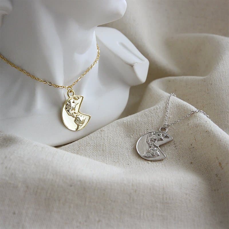 Irregular Gluttonous Beans 925 Sterling Silver Necklace