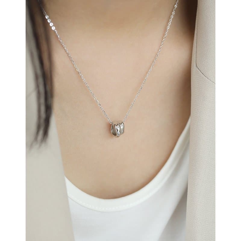 Mini Conch 925 Sterling Silver Necklace