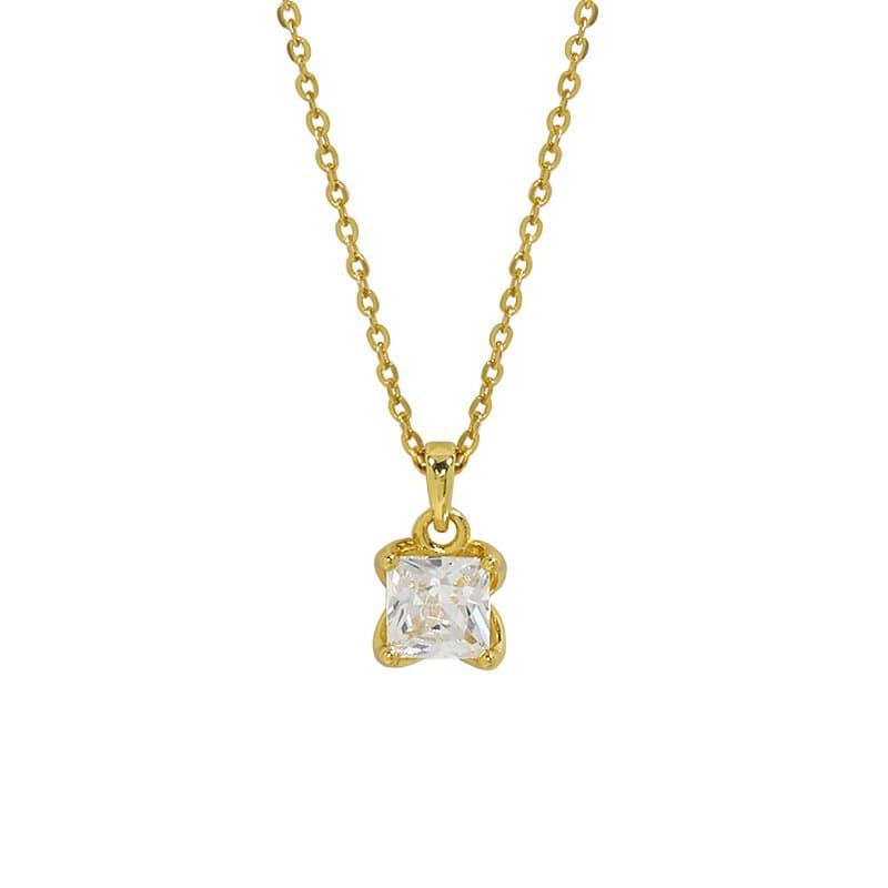 Radiant CZ 925 Sterling Silver Necklace