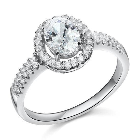 1.5 Carat Created Diamond Ring