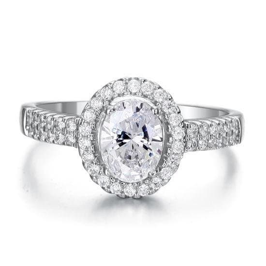 1.5 Carat Created Diamond Ring