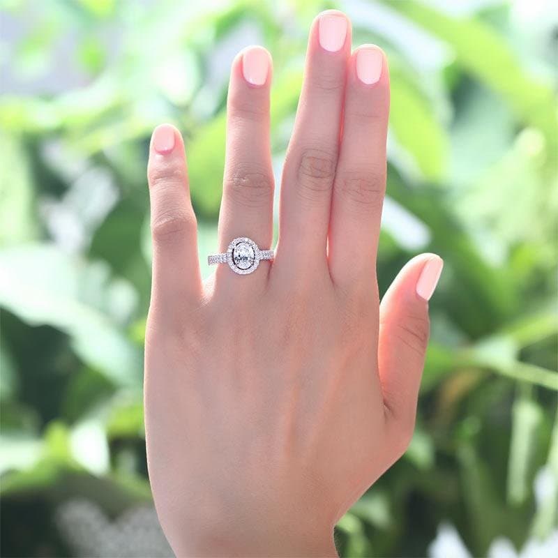 1.5 Carat Created Diamond Ring