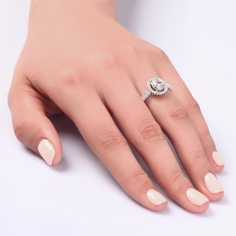 1.5 Carat Created Diamond Ring