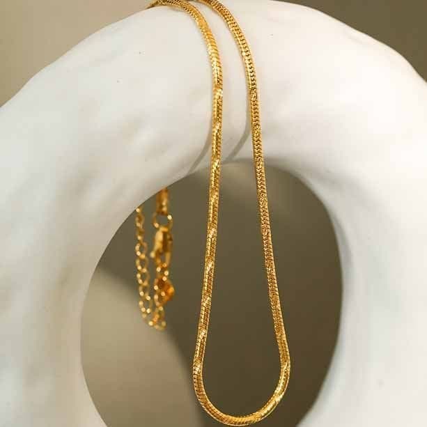 Snake Chain 925 Sterling Silver Necklace