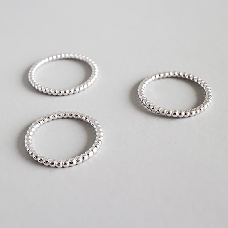 Beads Friend's 925 Sterling Silver Adjustable Ring