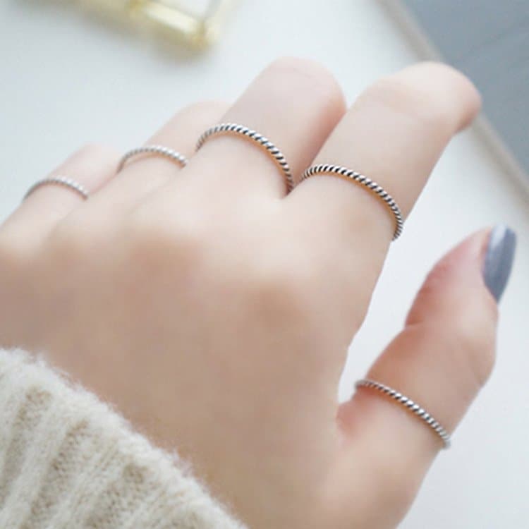 Twisted 925 Sterling Silver Ring