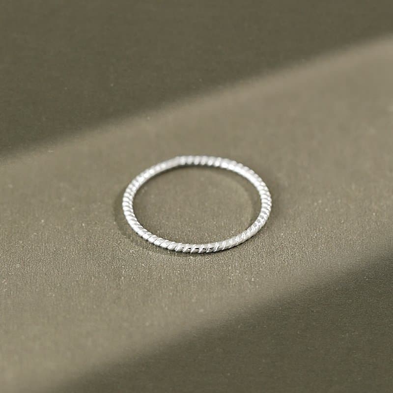 Twisted 925 Sterling Silver Ring
