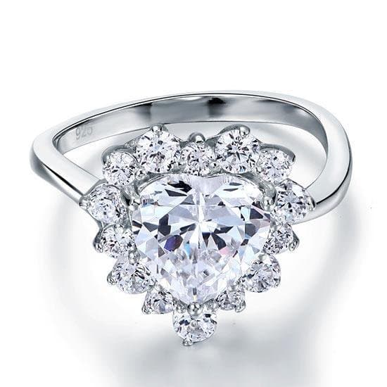 2.5 Carat Heart Cut Ring