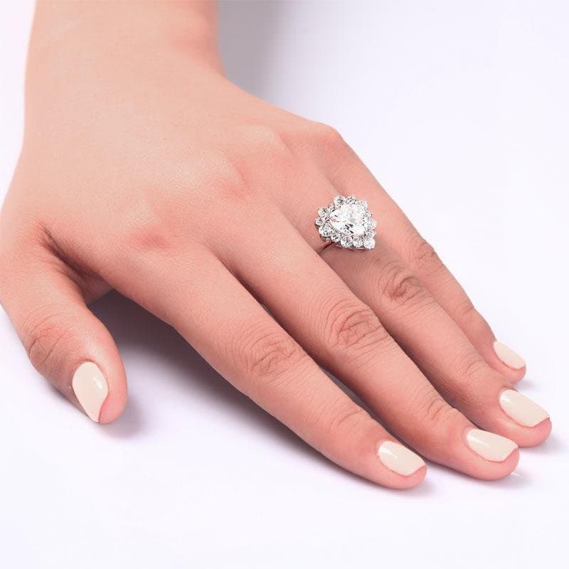 2.5 Carat Heart Cut Ring