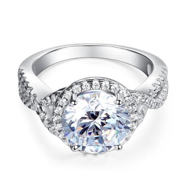 3 Carat Created Diamond Promise Ring