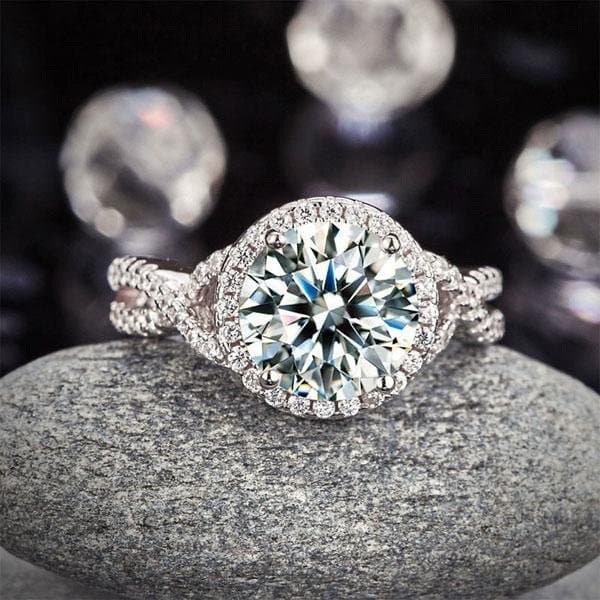 3 Carat Created Diamond Promise Ring