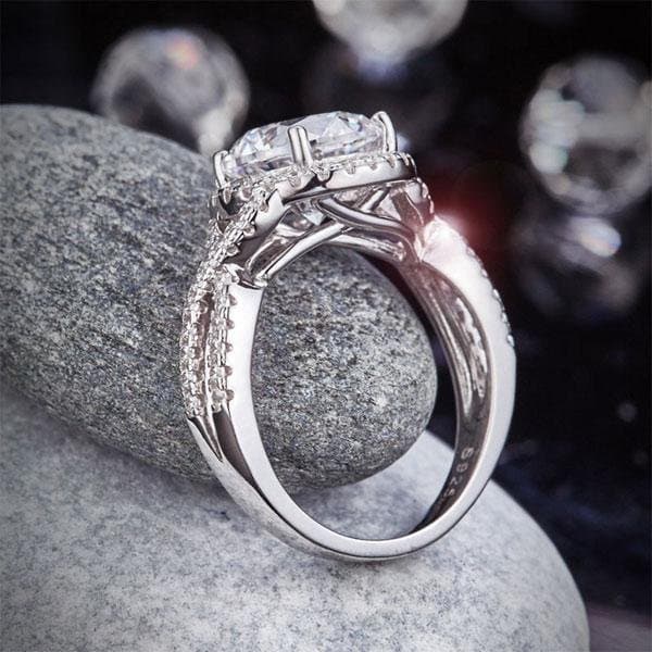 3 Carat Created Diamond Promise Ring
