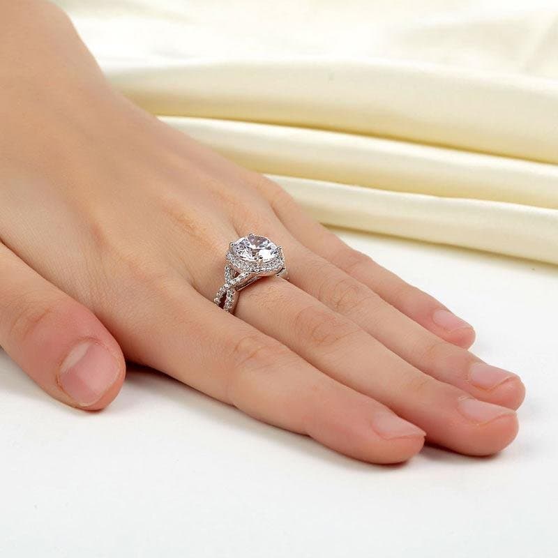 3 Carat Created Diamond Promise Ring