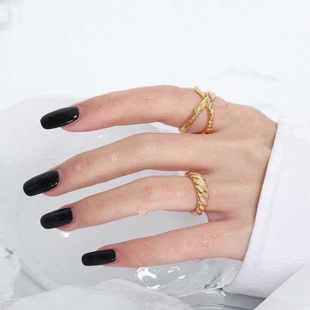 Twisted CZ 925 Sterling Silver Adjustable Ring