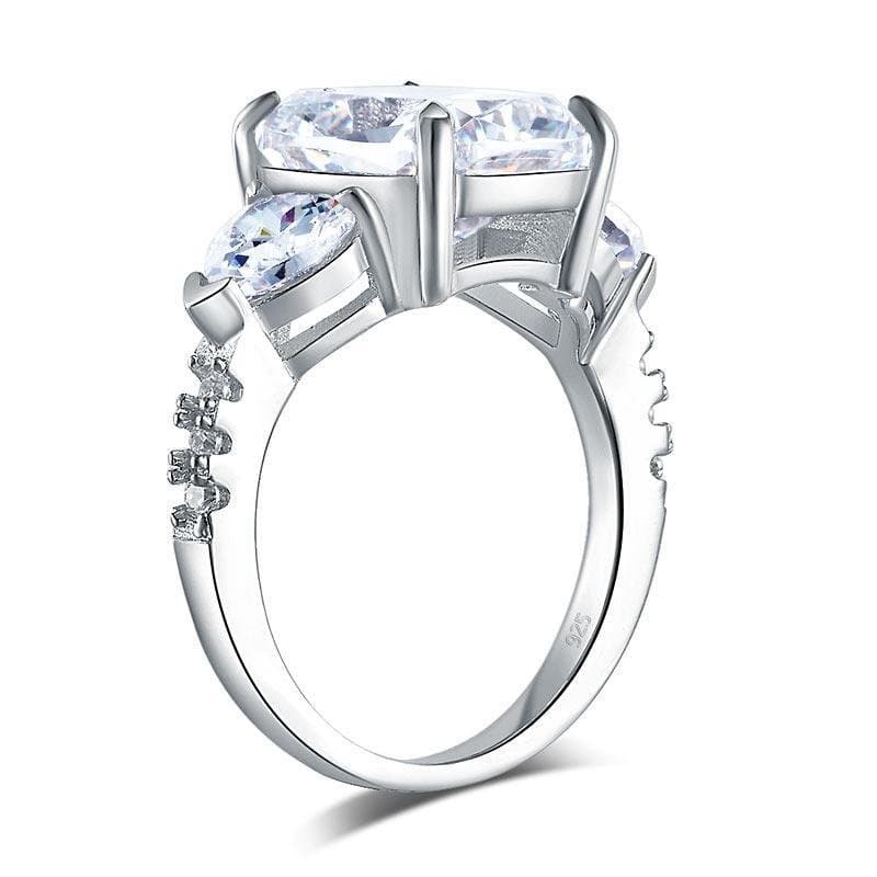 5 Carat Three-Stone Pageant Ring
