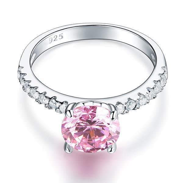 2 Carat Pink Created Diamond Ring
