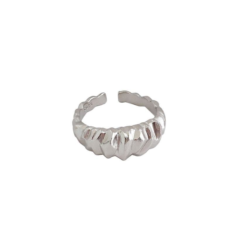Wheel 925 Sterling Silver Adjustable Ring