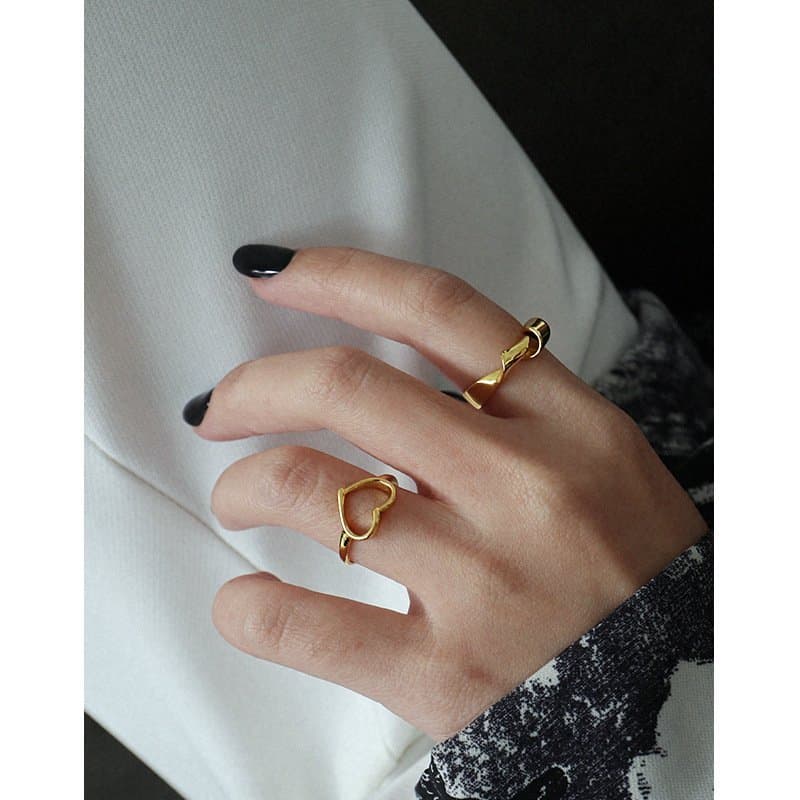 Twisted 925 Sterling Silver Adjustable Ring