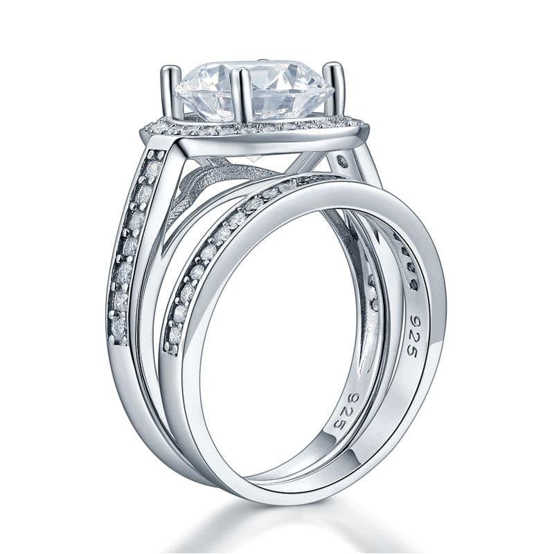 3.5 Ct Vintage Created Diamond Ring