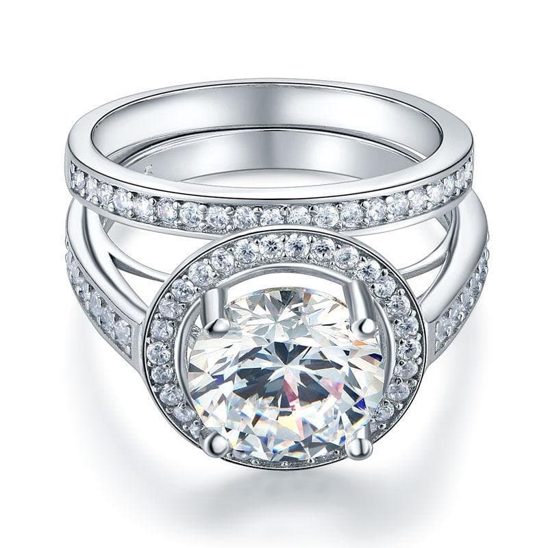 3.5 Ct Vintage Created Diamond Ring