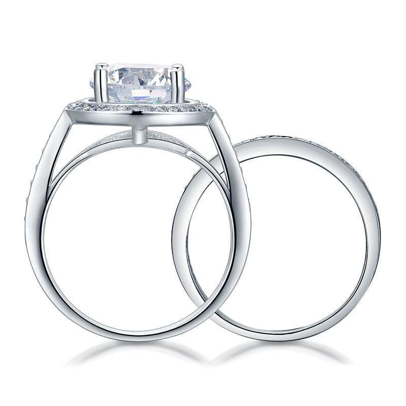 3.5 Ct Vintage Created Diamond Ring