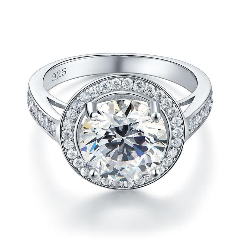 Halo 3.5 Ct Created Diamond Ring