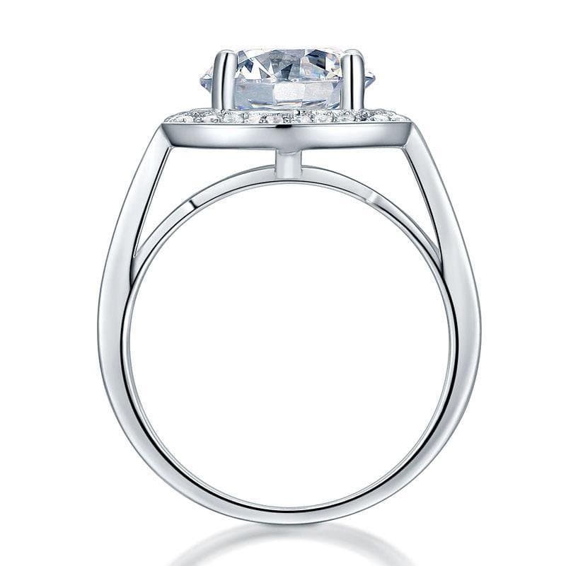 Halo 3.5 Ct Created Diamond Ring