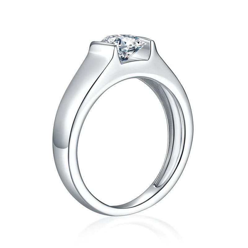 Men's Moissanite Diamond 1 Carat Ring