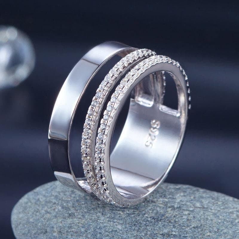 New Design Solid 925 Sterling Silver Ring