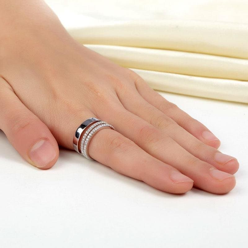 New Design Solid 925 Sterling Silver Ring