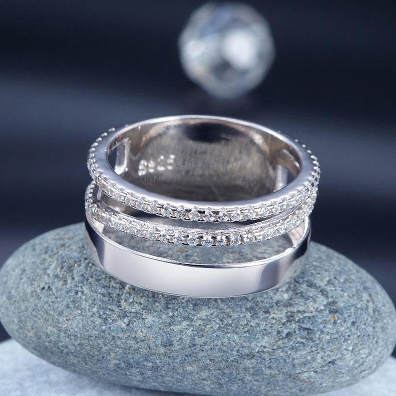 New Design Solid 925 Sterling Silver Ring