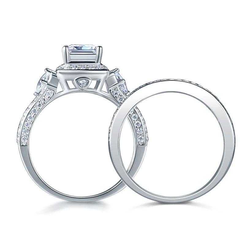 Princess Cut 925 Sterling Silver Ring