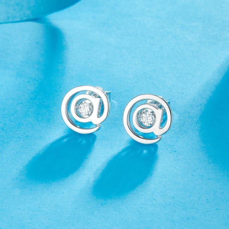 Stud Moissanite Diamond Dancing Stone Earring