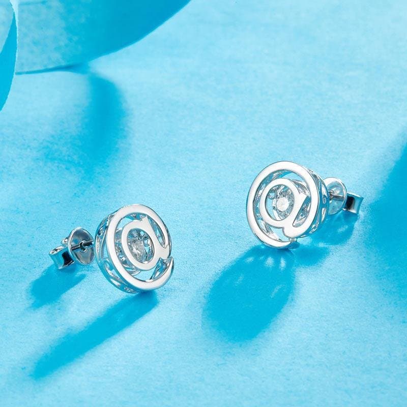 Stud Moissanite Diamond Dancing Stone Earring