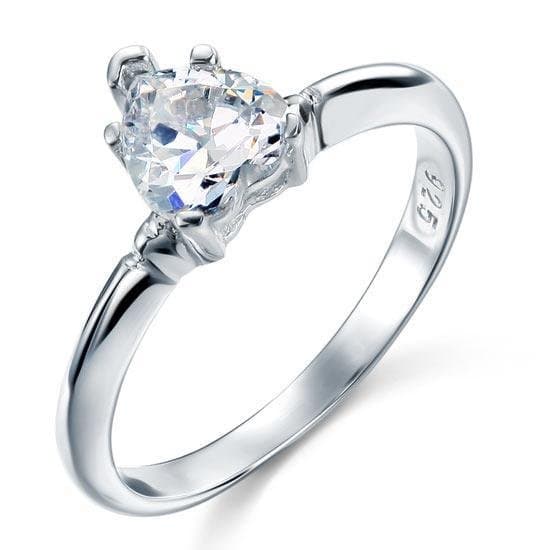 1.5 Carat Heart Cut Created Diamond Ring