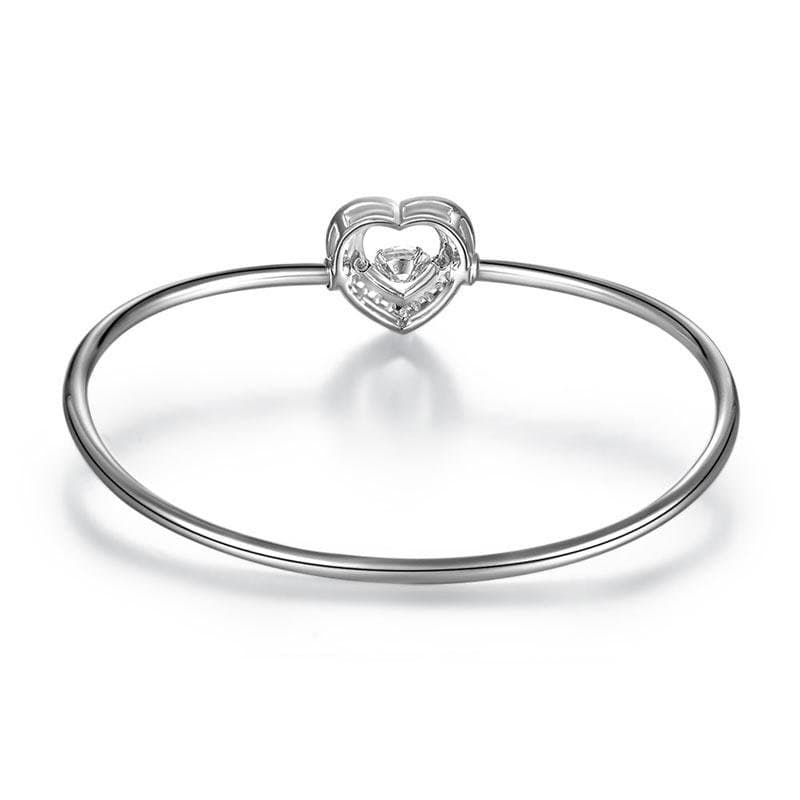 Dancing Stone Heart Bangle