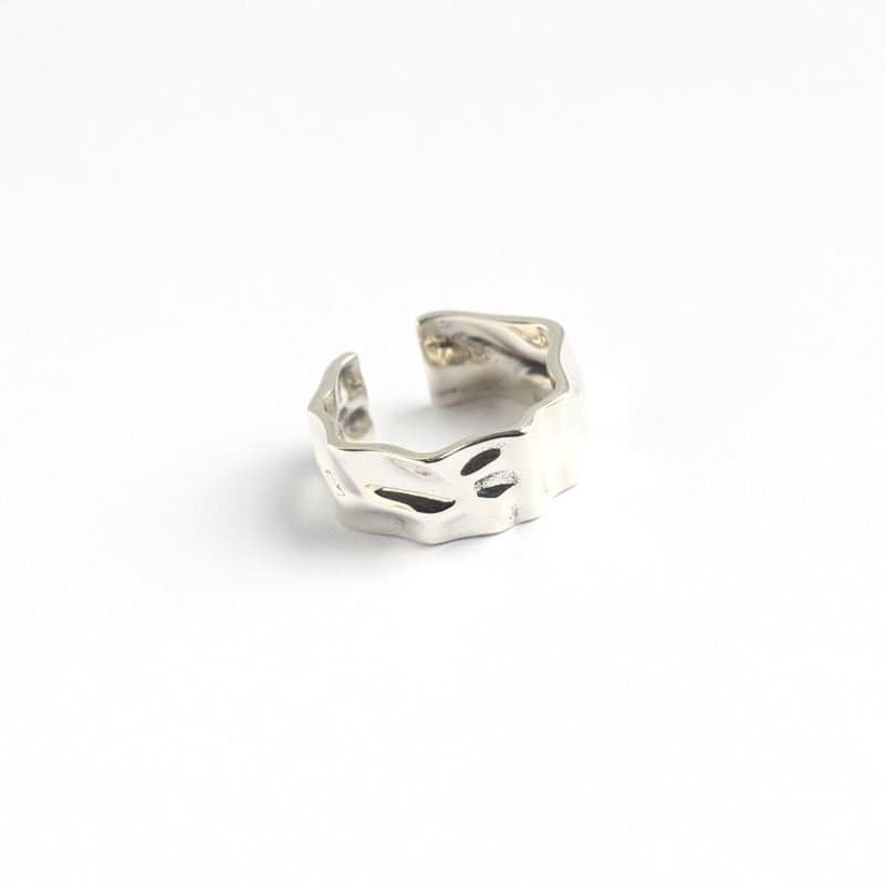 Irregular 925 Sterling Silver Adjustable Ring