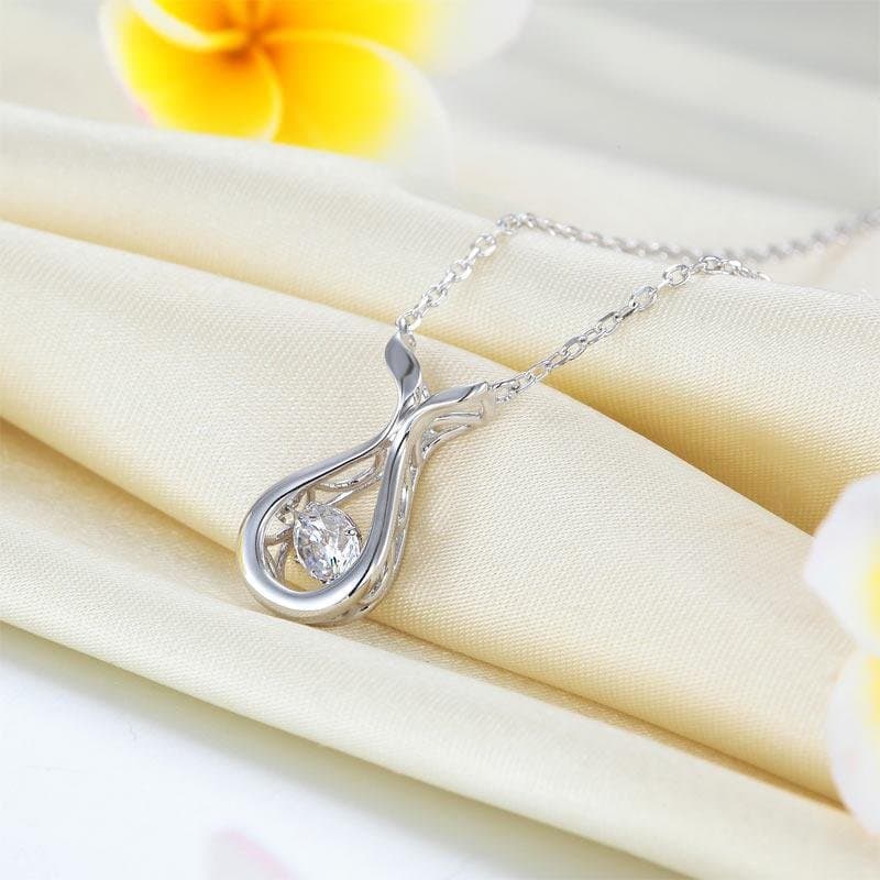 Dancing Stone Water Drop Necklace
